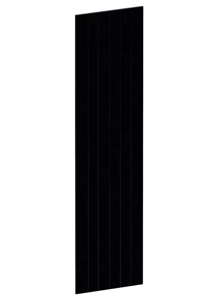 Täcksida i målad ek, för högskåp – 62,2 x 240 cm