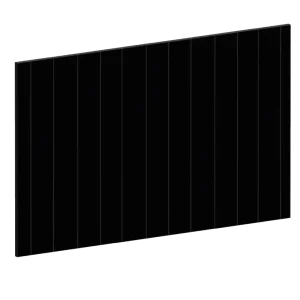 Täcksida i målad ek, för köksö – 124,4 x 80 cm