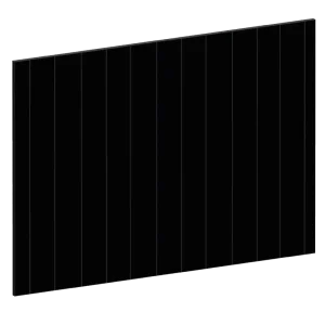 Täcksida i målad ek, för köksö – 124,4 x 88 cm