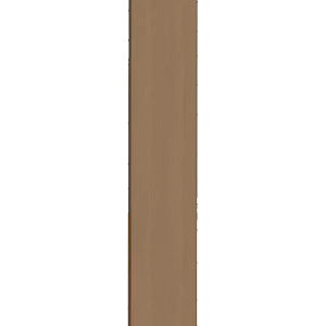 Täcksida i mörk ek, för högskåp – 39,8 x 248 cm