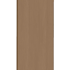 Täcksida i mörk ek, för högskåp – 62,2 x 140 cm
