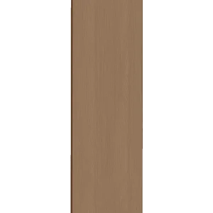 Täcksida i mörk ek, för högskåp – 62,2 x 228 cm