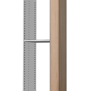 Täcksida i mörk ek, rundat hörn för högskåp – 62,2 x 228 cm