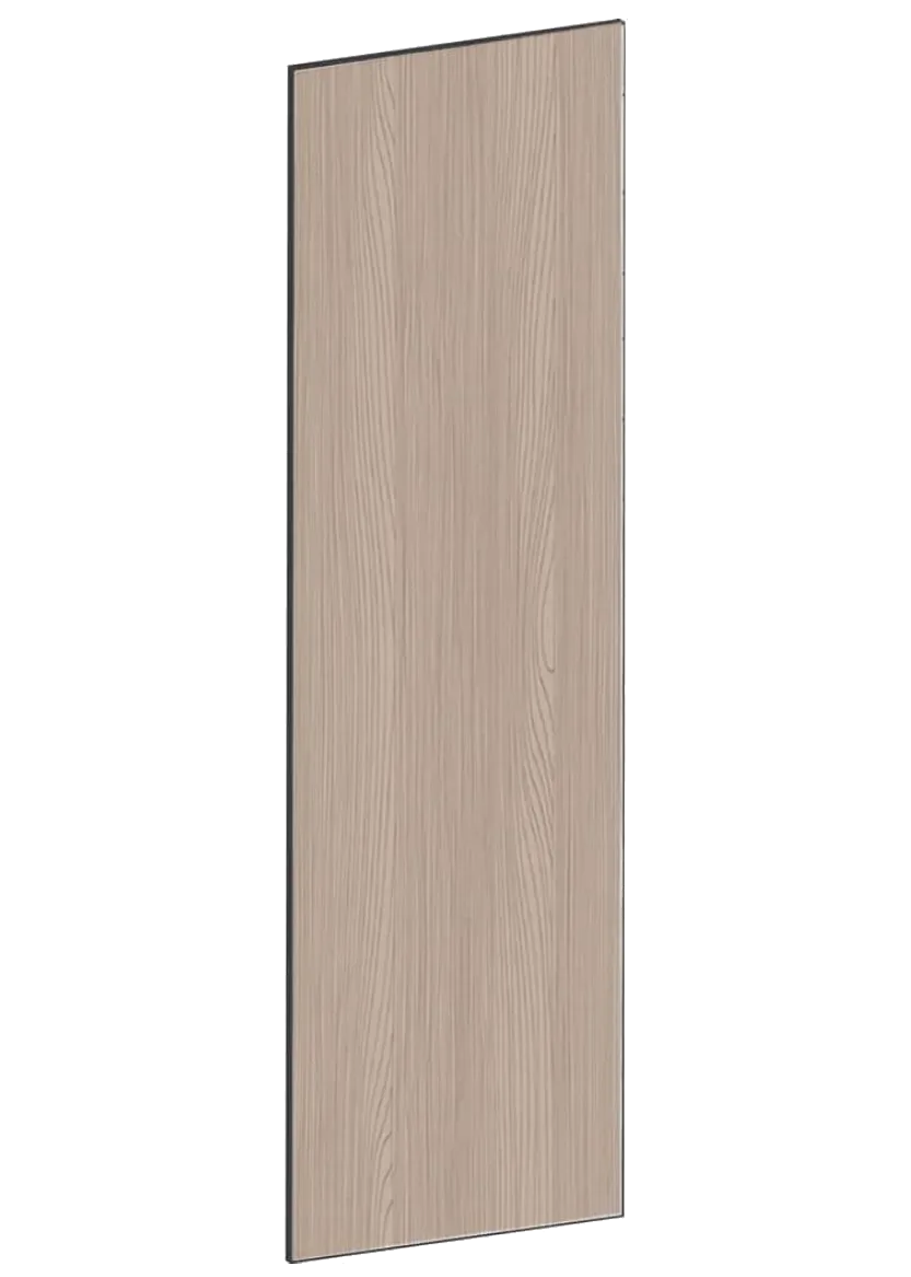 Täcksida i valnöt, för högskåp – 62,2 x 220 cm