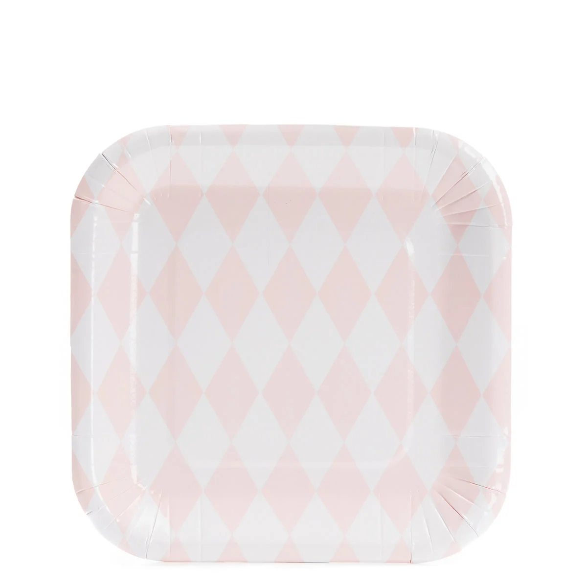 TALLRIK 18cm 12p fyrkantig Harlekin rosa kampanj* - Image 2