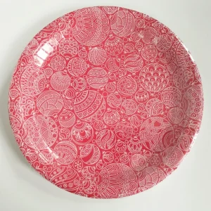 TALLRIK 27cm 8p rund Julpumlor-Julfest kampanj*