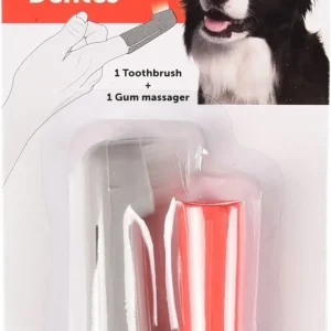 Tandborste Hund 2st För Finger