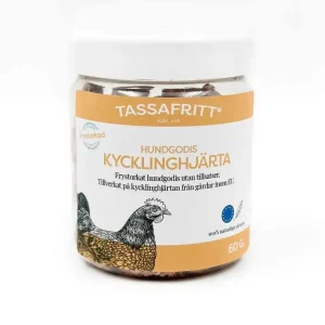 TassaFritt – Frystorkat kycklinghjärta (60g)