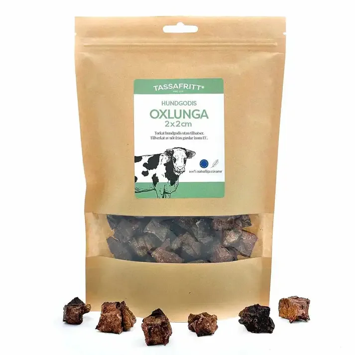 TassaFritt – Oxlunga i kuber 2x2cm (100g eller 1kg)