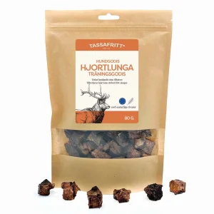 TassaFritt Träningsgodis Hjortlunga – 80g