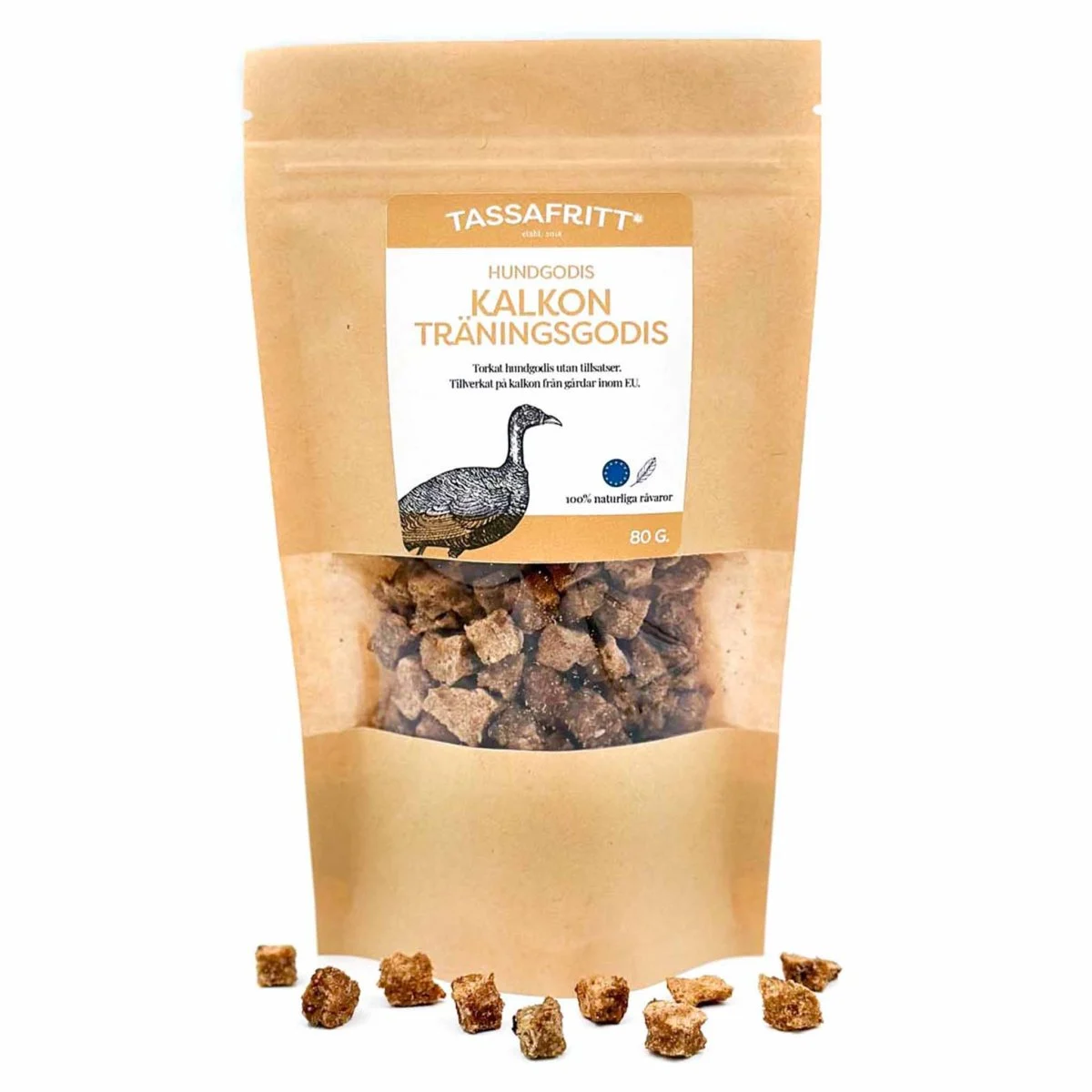 TassaFritt träningsgodis kalkon – 80g