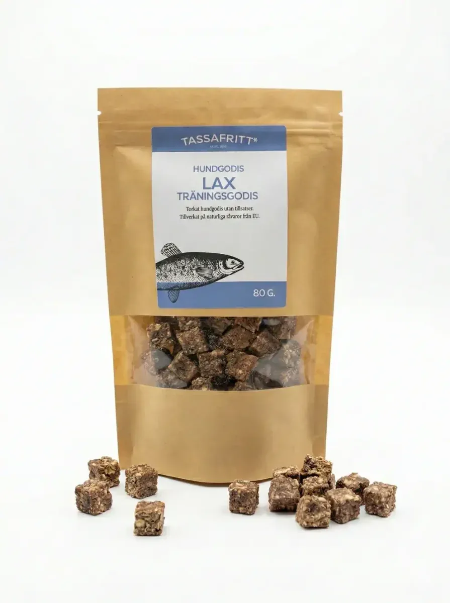 TassaFritt träningsgodis lax – 80g