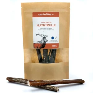 TassaFritt tuggrulle hjort – 100g