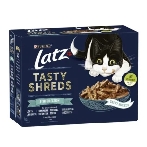 Tasty Shreds Fish Selection V氓tfoder 12x80g