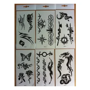 TATTOS SVARTA MIX 6 (Lek) kampanj*