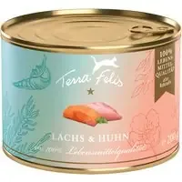 Terra Felis 12 x 200 g – Lax och kyckling Kampanjpris