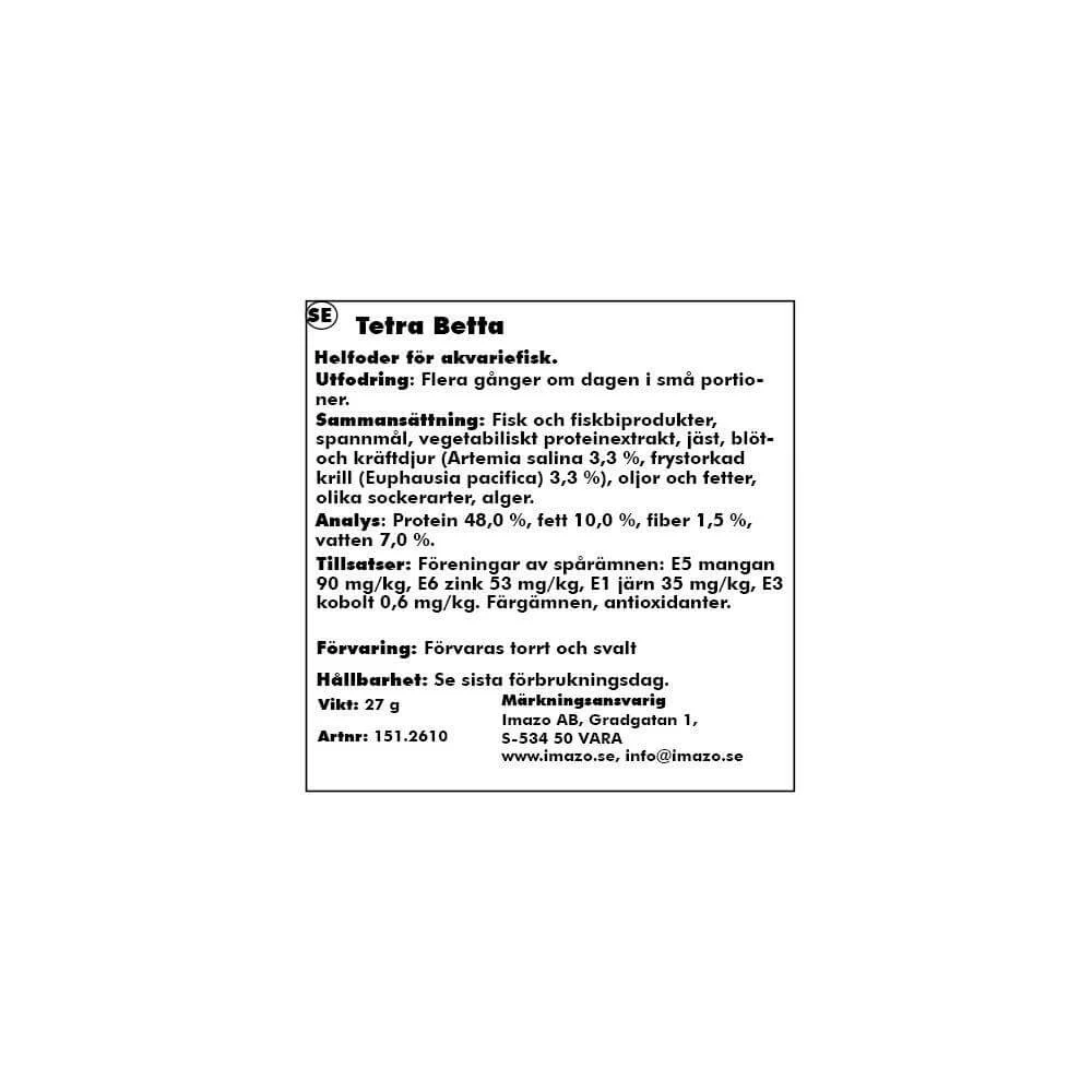 Tetra Betta 100ml - Image 2