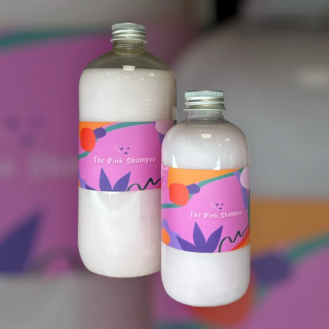 The Pink Shampoo - djuprengörande hundschampo som återfuktar.