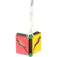 TIAKI fågelleksak Hanging Book – ca B 18 x H 41 cm Premium