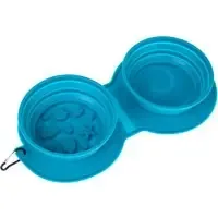 TIAKI Sea Shell dubbel reseskål i silikon – 2 x 600 ml Billigare