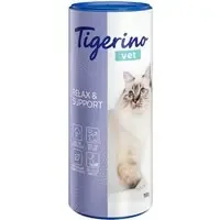 Tigerino Vet Relax & Support – tillsats för kattströ – Ekonomipack 2 x 700 g Fynd
