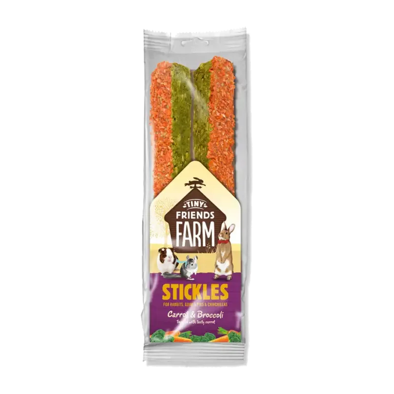 Tiny Friends Farm Stickles Morot & Broccoli – 100g