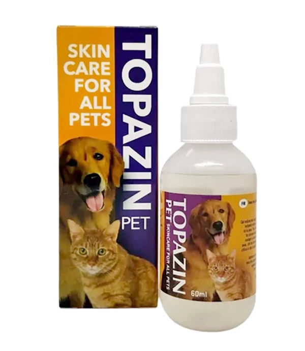 Topazin Pet Gel från Millpledge UK, 60ml sårbehandling till hund, katt, kanin, reptiler