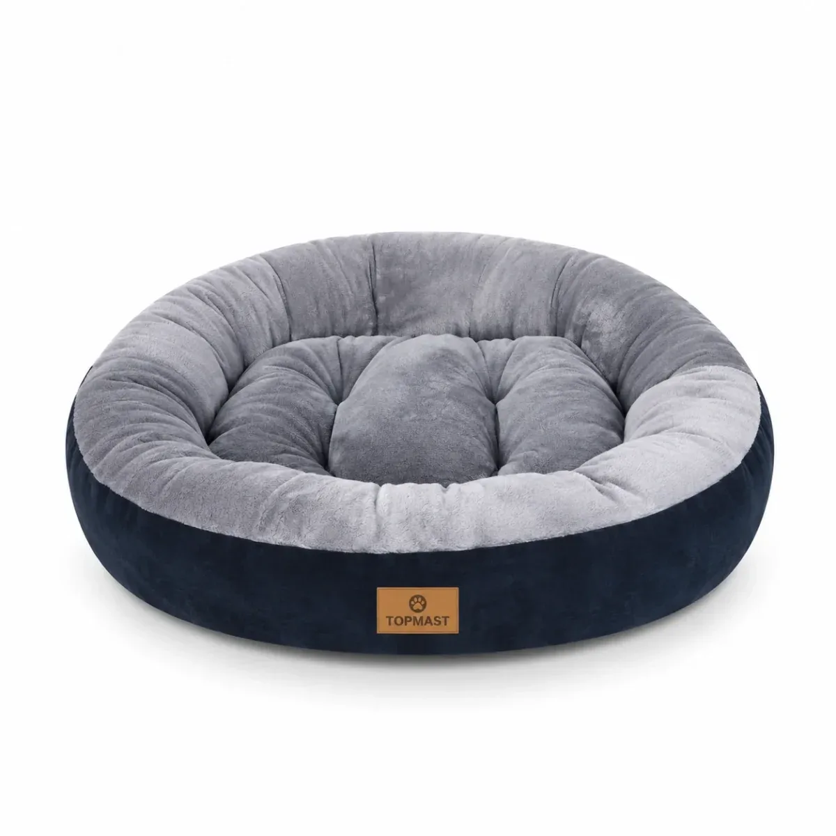Topmast Comfort Donut – Supersoft Hundbädd – Blågrå