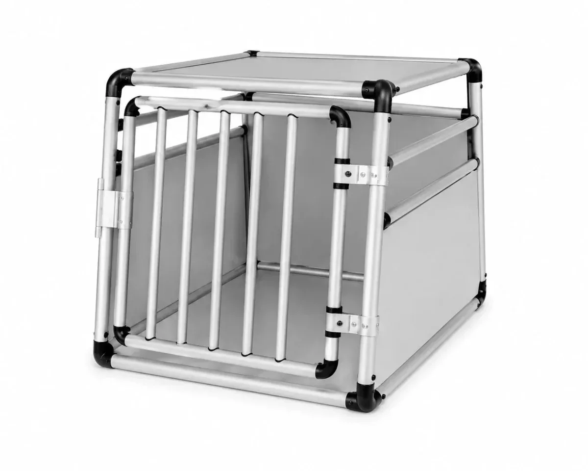 Topmast Hundbur för Bil i Aluminium – 3 Storlekar