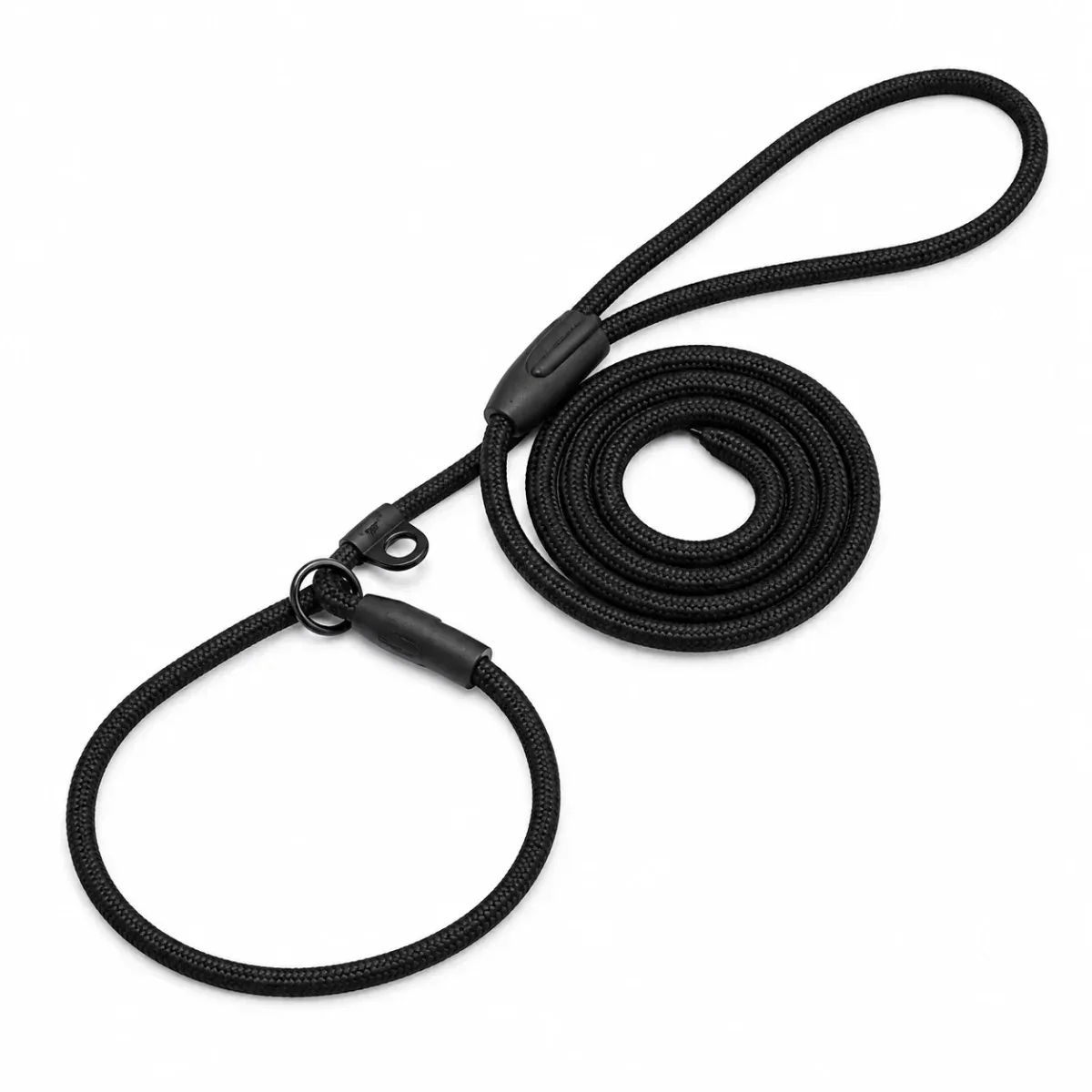 Topmast Slipkoppel för hund – Nylon – Svart – 130 cm