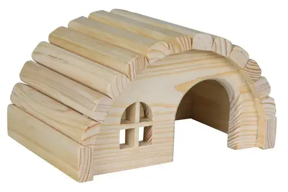 Trähus gnagare – 19x11x13 cm