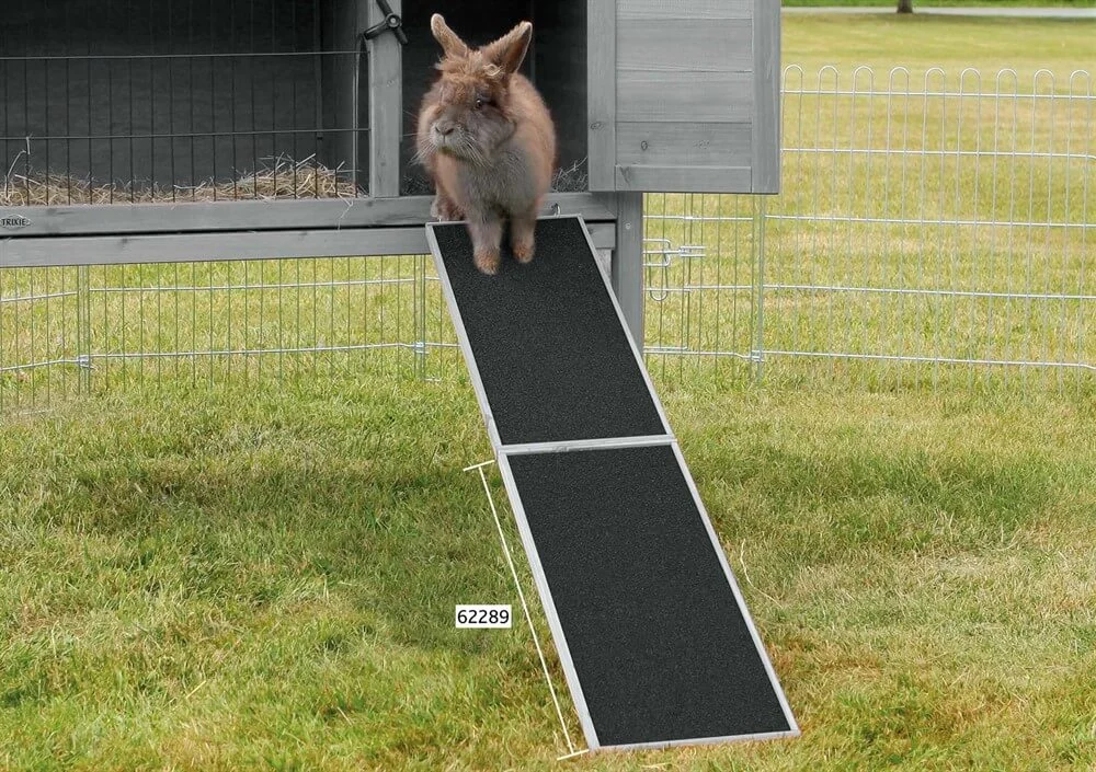 Träramp till Burar 20x50cm Grå - Image 2