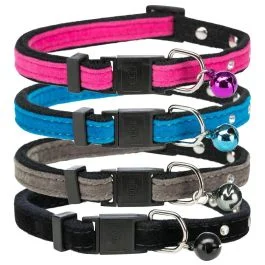 Trixie Katthalsband Velvet Strass - Sammetshalsband med strassdekor