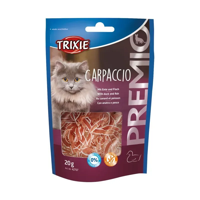 Trixie Premio Carpaccio med Anka & Fisk 20 g Säker betalning