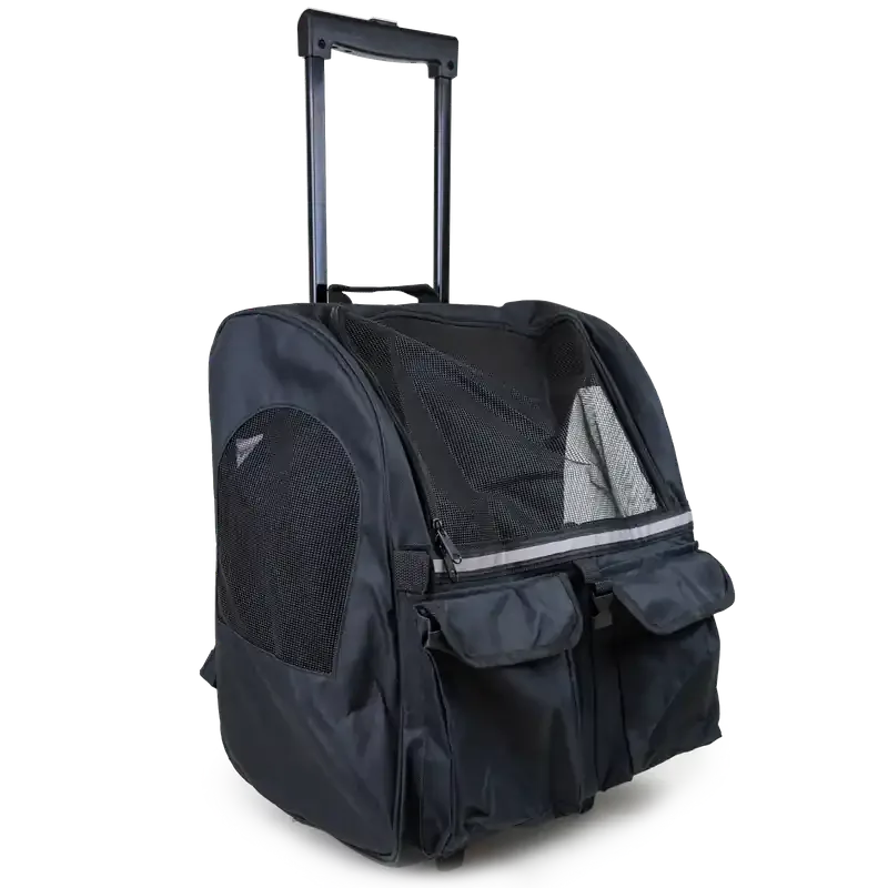 Trolley ryggsäck Atlas, 43x34x46cm/106cm, Svart Outlet