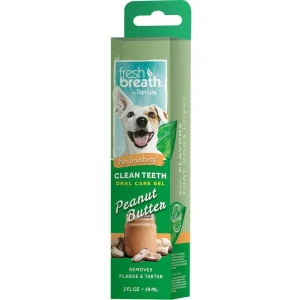 Tropiclean Oral Care Gel Peanut Butter