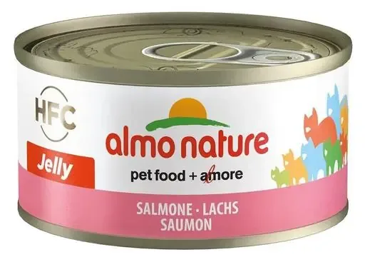 Trygg betalning Almo Nature HFC Jelly Lax 24 x 70 g våtfoder för katter