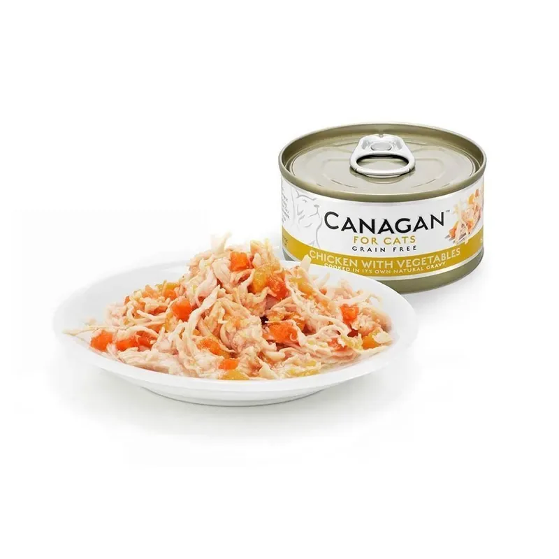 Trygg betalning Canagan Cat Kyckling Med Grönsaker 75 g