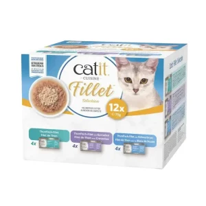 Trygg betalning Catit Cuisine Tuna Fillet Variopack för katt 12 x 75 g