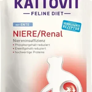 Trygg betalning Kattovit Niere/Renal Anka för Katter 24 x 85 g