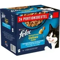 Trygg betalning Latz Sensations Jelly / Sauce 24 x 85 g – Smaker från havet i gelé