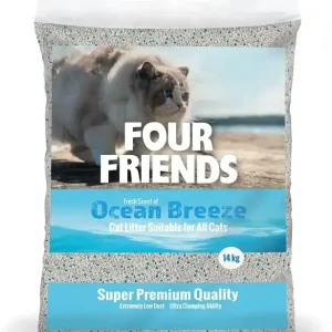 Trygg betalning Ocean Breeze kattsand – 10 kg