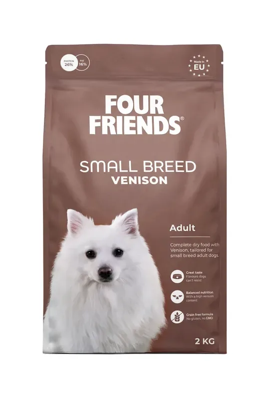 Trygg betalning Small Breed Venison Torrfoder till Hund – 2 kg