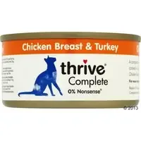 Trygg betalning Thrive Complete 6 x 75 g – Kycklingbröst & kalkon