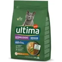 Trygg betalning Ultima Sterilized Senior med kyckling – Ekonomipack 2 x 2,5 kg