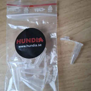 Tub med lock transparent 0,5ml, 10-pack