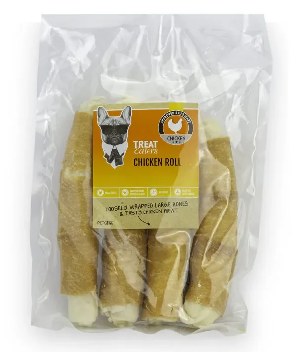 Tuggrullar med kyckling 23cm 4-pack Treateaters