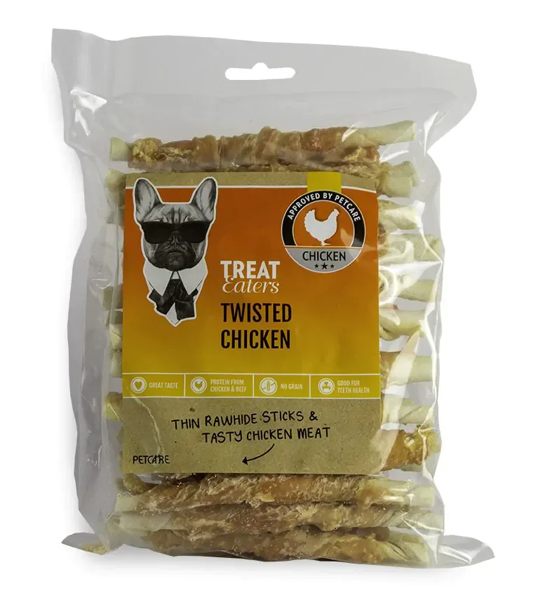 Tvistade tuggpinnar med kyckling 350g Treateaters