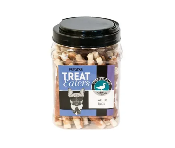 Tvistade Tuggpinnar Råhud & Anka 400g