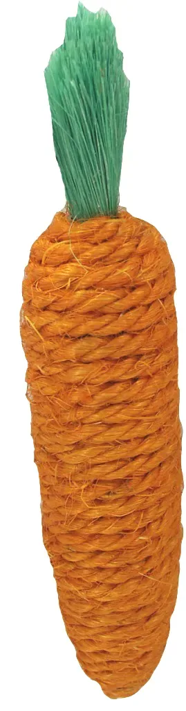 Tyrol Tuggleksak Morot Med Sisal För Gnagare 13,5 cm